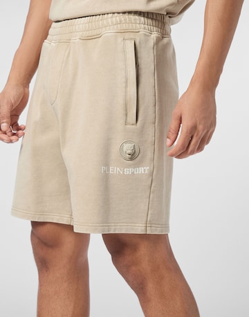 Plein Sport Regular Broek in Beige