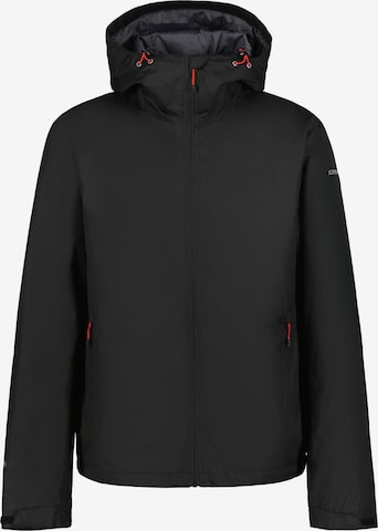 ICEPEAK Jacke ' BARBEAU ' in Schwarz: Vorderseite