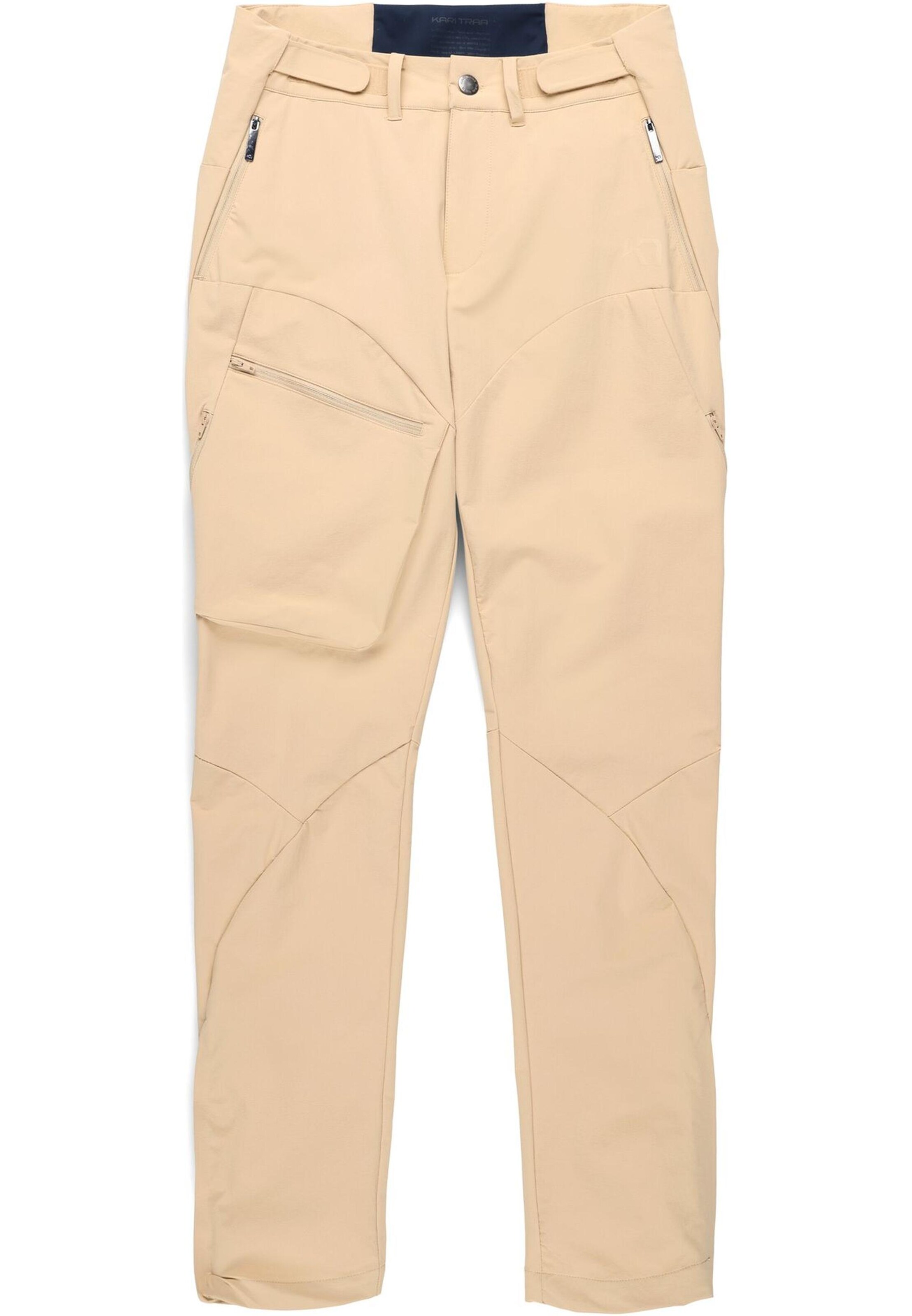 Kari Traa Regular Outdoor Pants 'Voss' in Beige