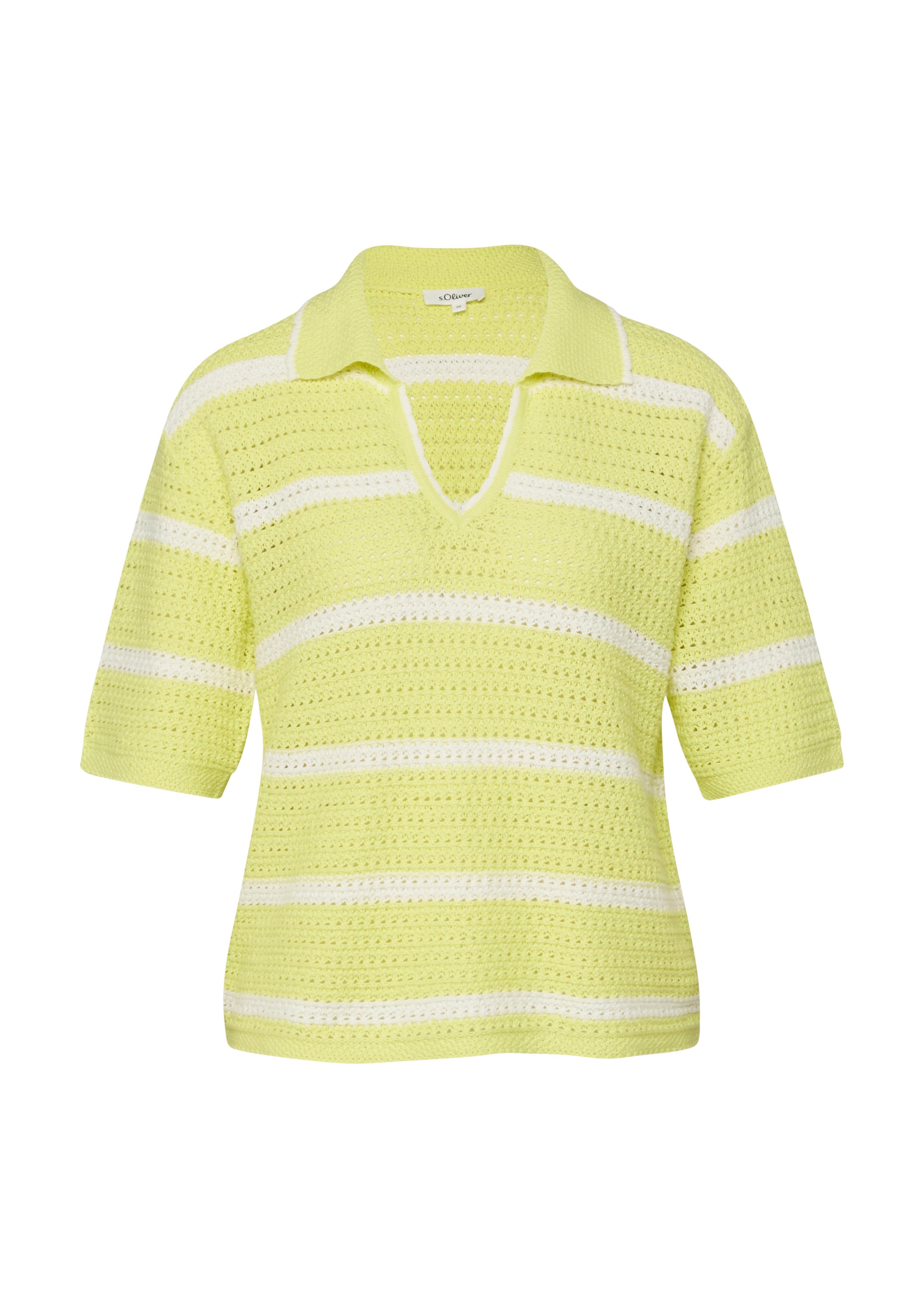 s.Oliver Sweater in Yellow: front
