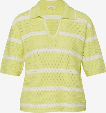 s.Oliver Sweater in Yellow: front