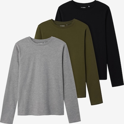 Marškinėliai iš TWO SOON, spalva – pilka / rusvai žalia / juoda, Prekių apžvalga