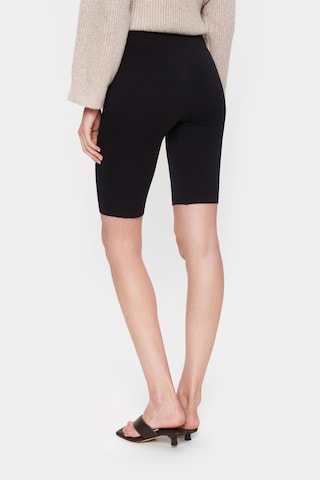 SAINT TROPEZ Slimfit Broek 'Ninna' in Zwart