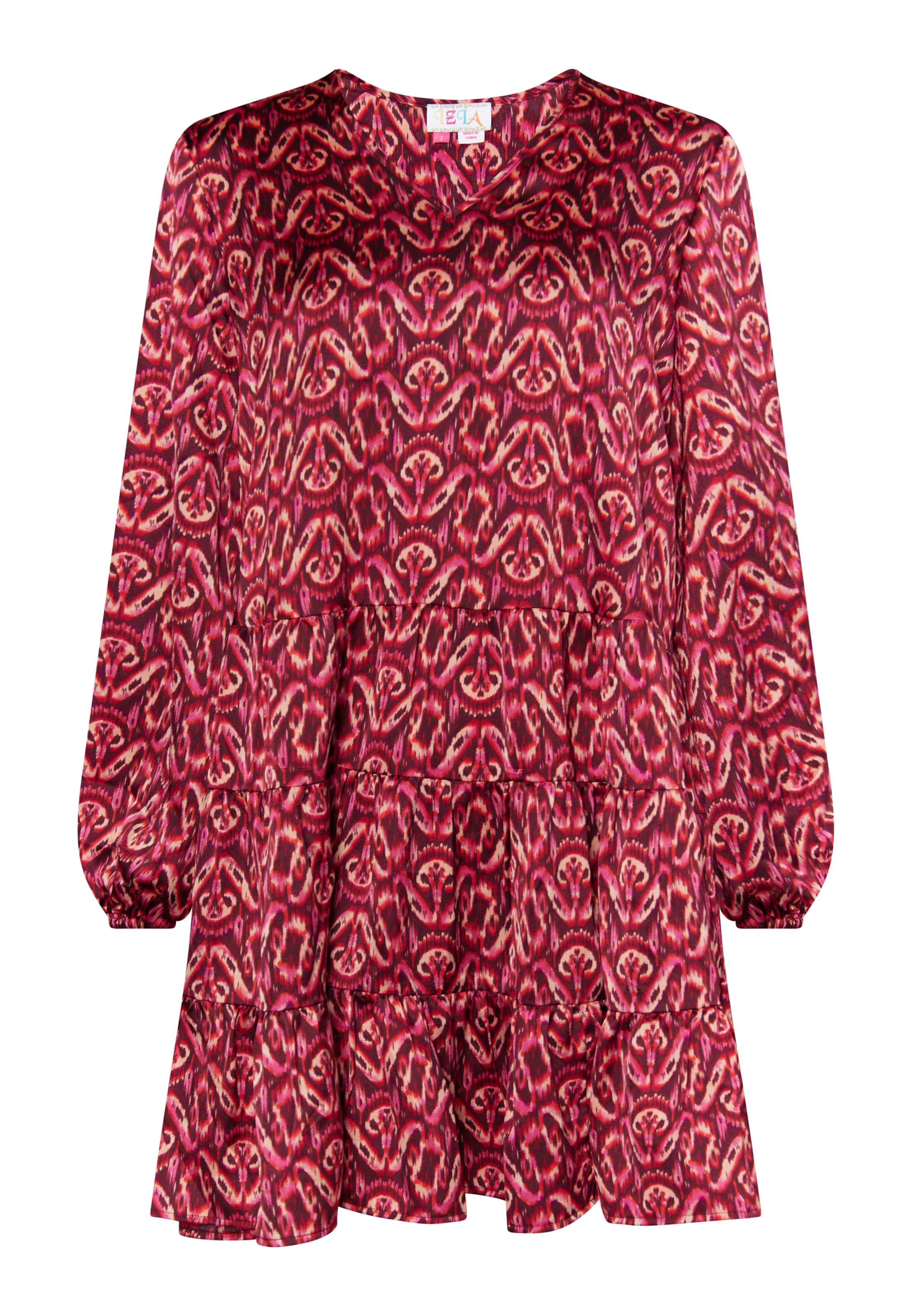 IZIA Лятна рокля в червено: отпред