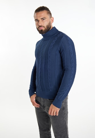 DreiMaster Vintage Пуловер в синьо: отпред