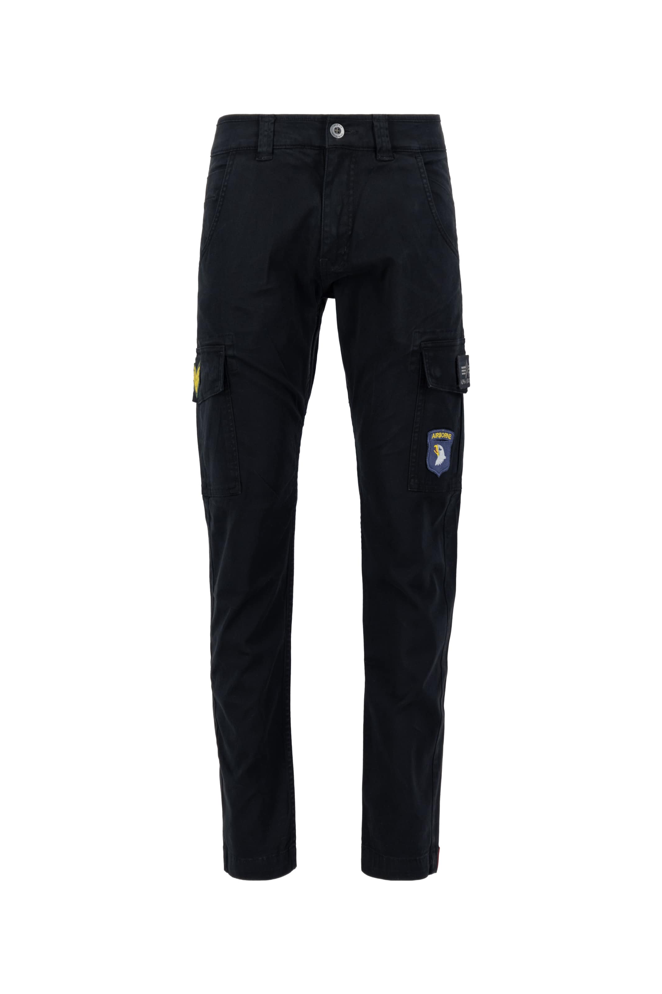 ALPHA INDUSTRIES Zúžený Kapsáče – černá: přední strana