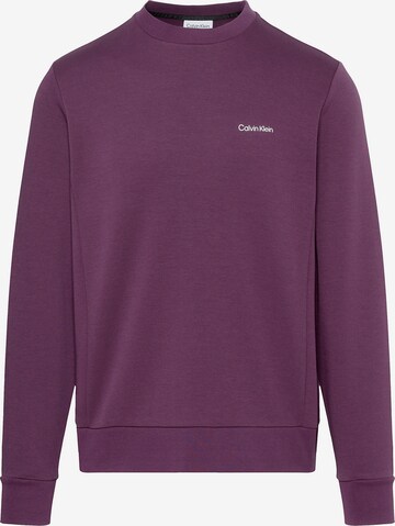 Calvin Klein Sweatshirt in Purple: front