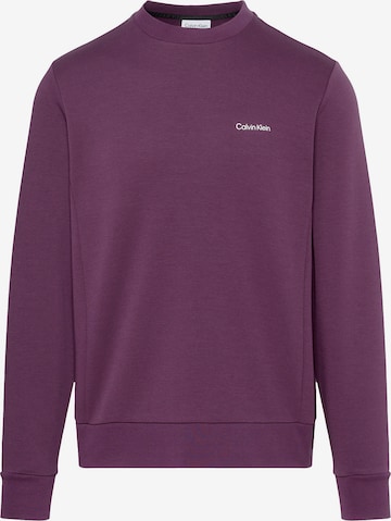 Calvin Klein Sweatshirt in Purple: front