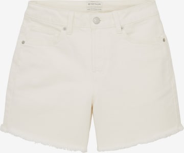 TOM TAILOR Regular Jeans in White: front