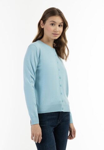 MYMO Knit Cardigan in Blue: front