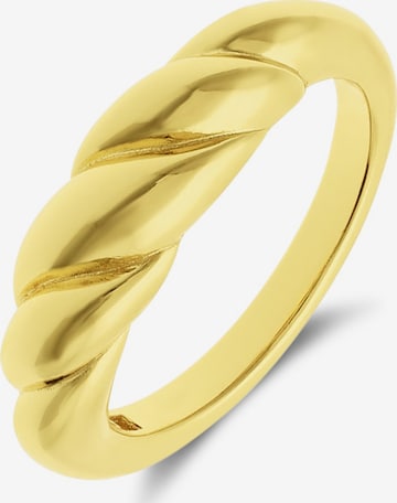 Lucardi Ring 'Statement' in Gold: Vorderseite