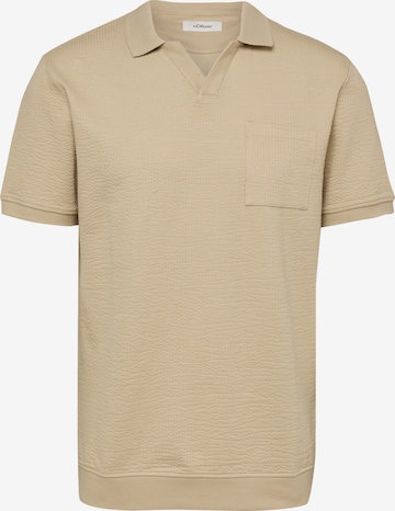 s.Oliver Shirt in Beige: front