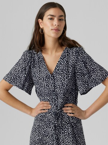 VERO MODA Shirt Dress 'VMAlba' in Blue