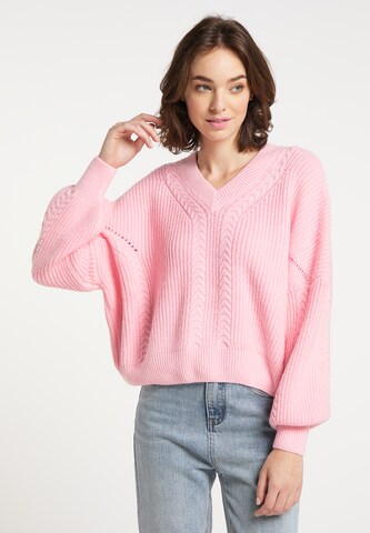 Pull-over MYMO en rose : devant