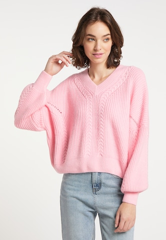 Pull-over MYMO en rose : devant