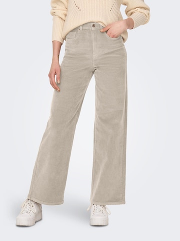 ONLY Wide Leg Hose 'Hope' in Beige: predná strana