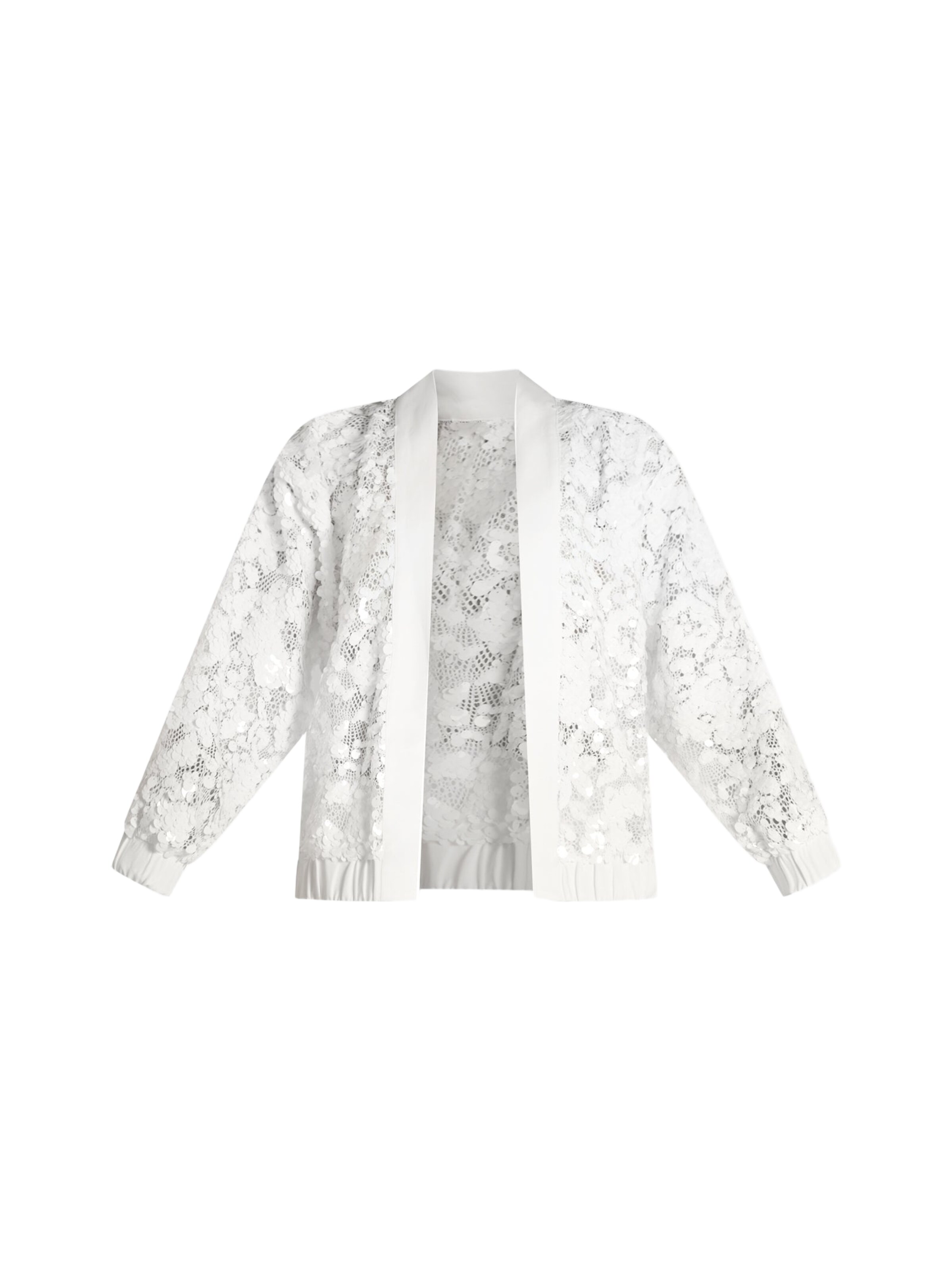 Veste mi-saison Jijil en blanc : devant