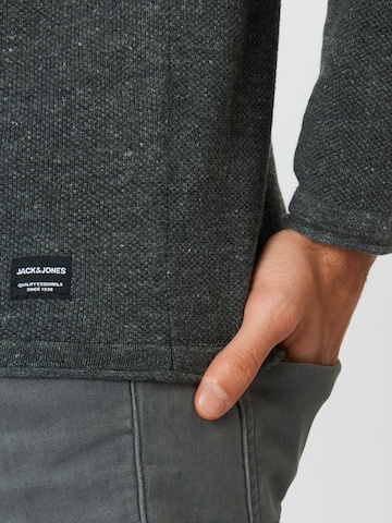 JACK & JONES Regularny krój Sweter 'Hill' w kolorze szary