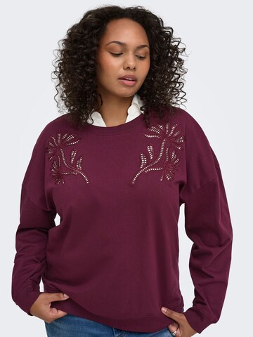 ONLY Carmakoma - Sudadera 'CARLeonora' en rojo