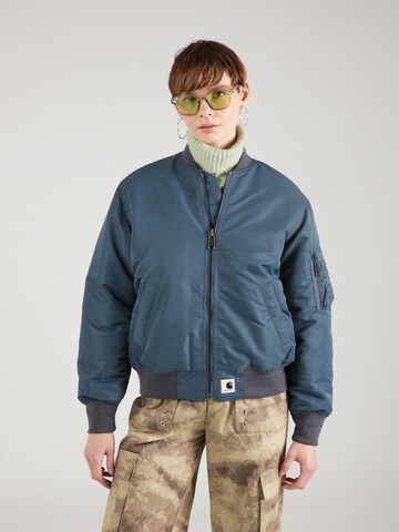 Carhartt WIP Kurtka przejściowa 'Olten' w kolorze niebieski: przód