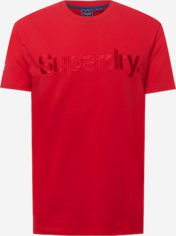 Superdry Shirt in Rood: voorkant