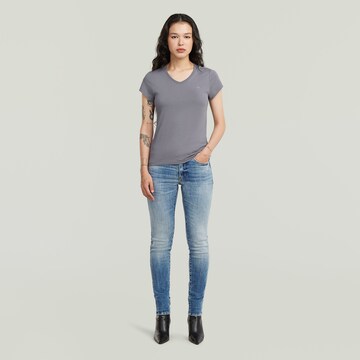 G-STAR Shirt - 'Eyben Slim V' in Grau