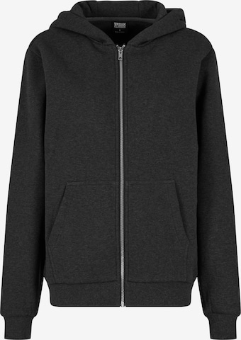 Urban Classics - Sudadera con cremallera en gris: frente