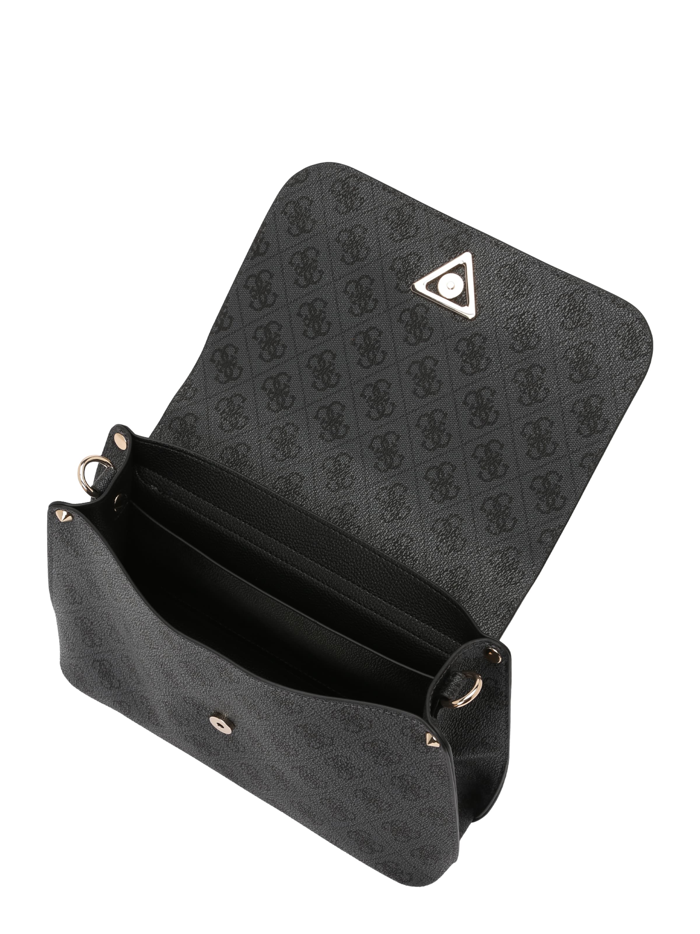 GUESS Τσάντα ώμου 'MERIDIAN II FLAP CROSSBODY' σε γκρι