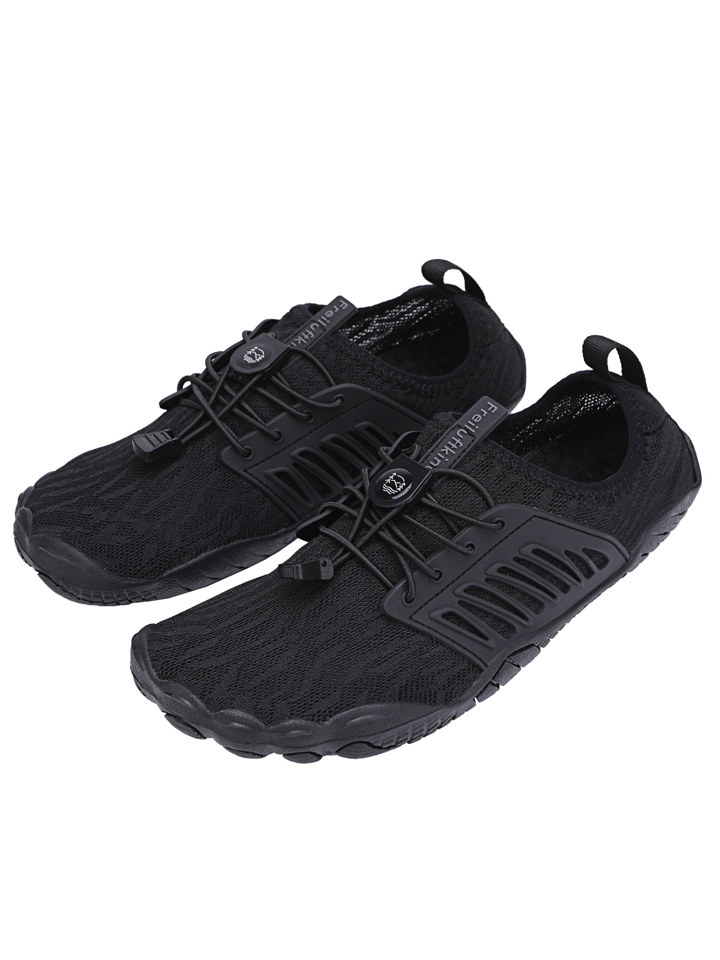 Freiluftkind Athletic Lace-Up Shoes 'Freiluftkind® Tokai rutschfeste universal Barfußschuhe' in Black: front
