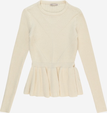 KIDS ONLY - Jersey en beige: frente