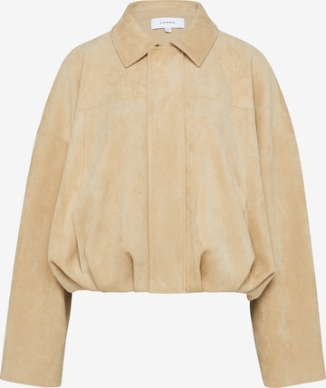 Veste mi-saison COMMA en marron : devant