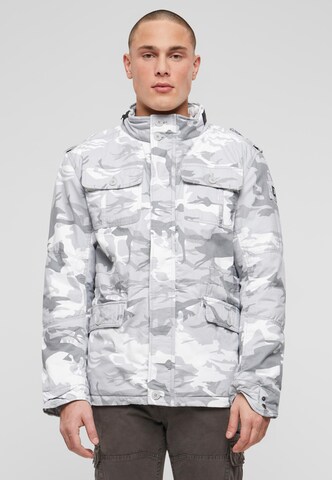 Brandit Between-season jacket 'Britannia' in Grey: front