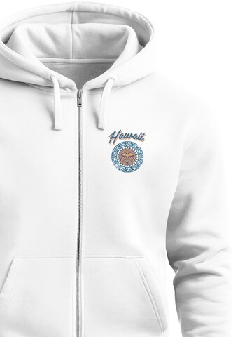 Neverless Sweatjacke 'Maui'‌‌‌‌‌‌‌‌‌‌ in Weiß