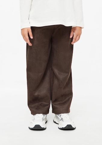 s.Oliver Wide Leg Hose in Braun: Vorderseite