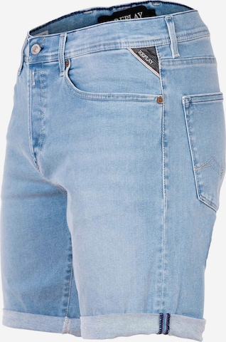 REPLAY Slimfit Jeans in Blauw