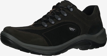 WALDLÄUFER Athletic Lace-Up Shoes in Black: front