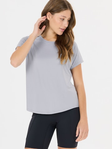T-shirt fonctionnel 'Gaina' Athlecia en gris : devant