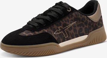 Baskets basses Tamaris en marron : devant