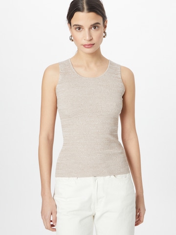 InWear Knitted Top 'Kanza' in Beige: front