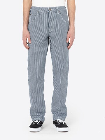 DICKIES Обычный Джинсы-карго 'Garyville Hickory' в Синий: спереди