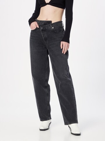 AGOLDE Loosefit Jeans i svart: framsida