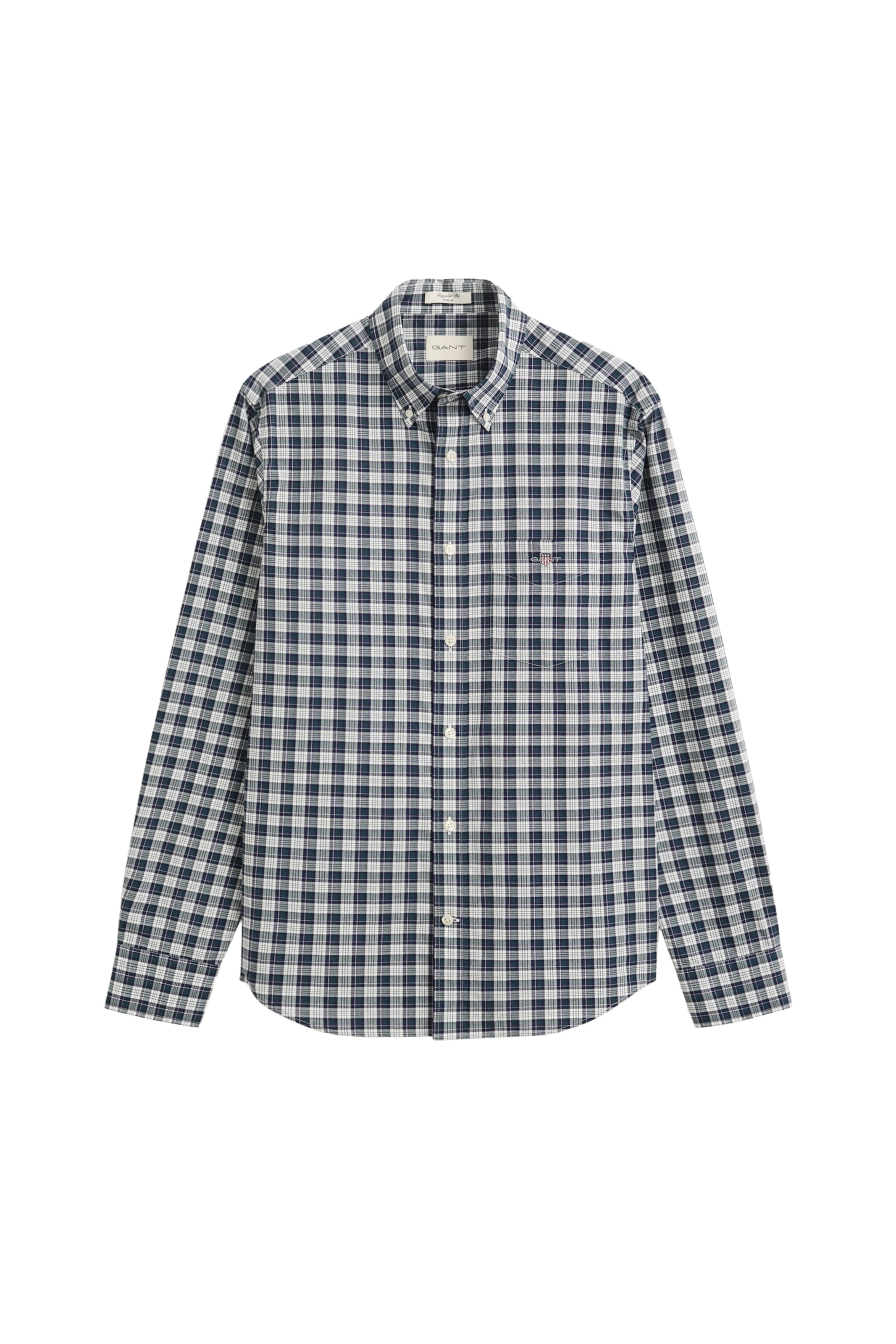 GANT Regular Fit Hemd in Grün: Vorderseite