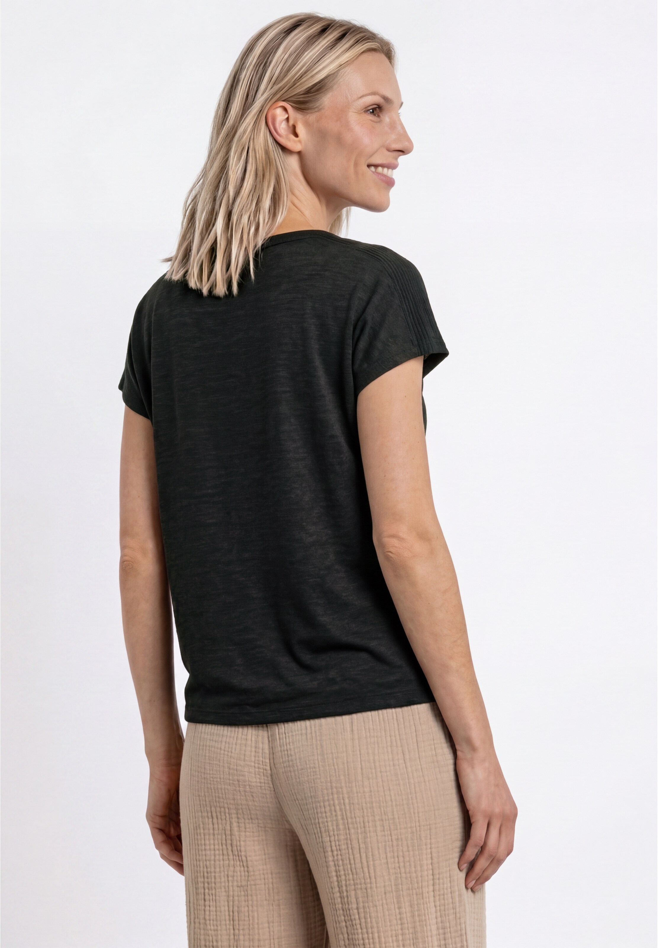 STREET ONE Shirt in Black