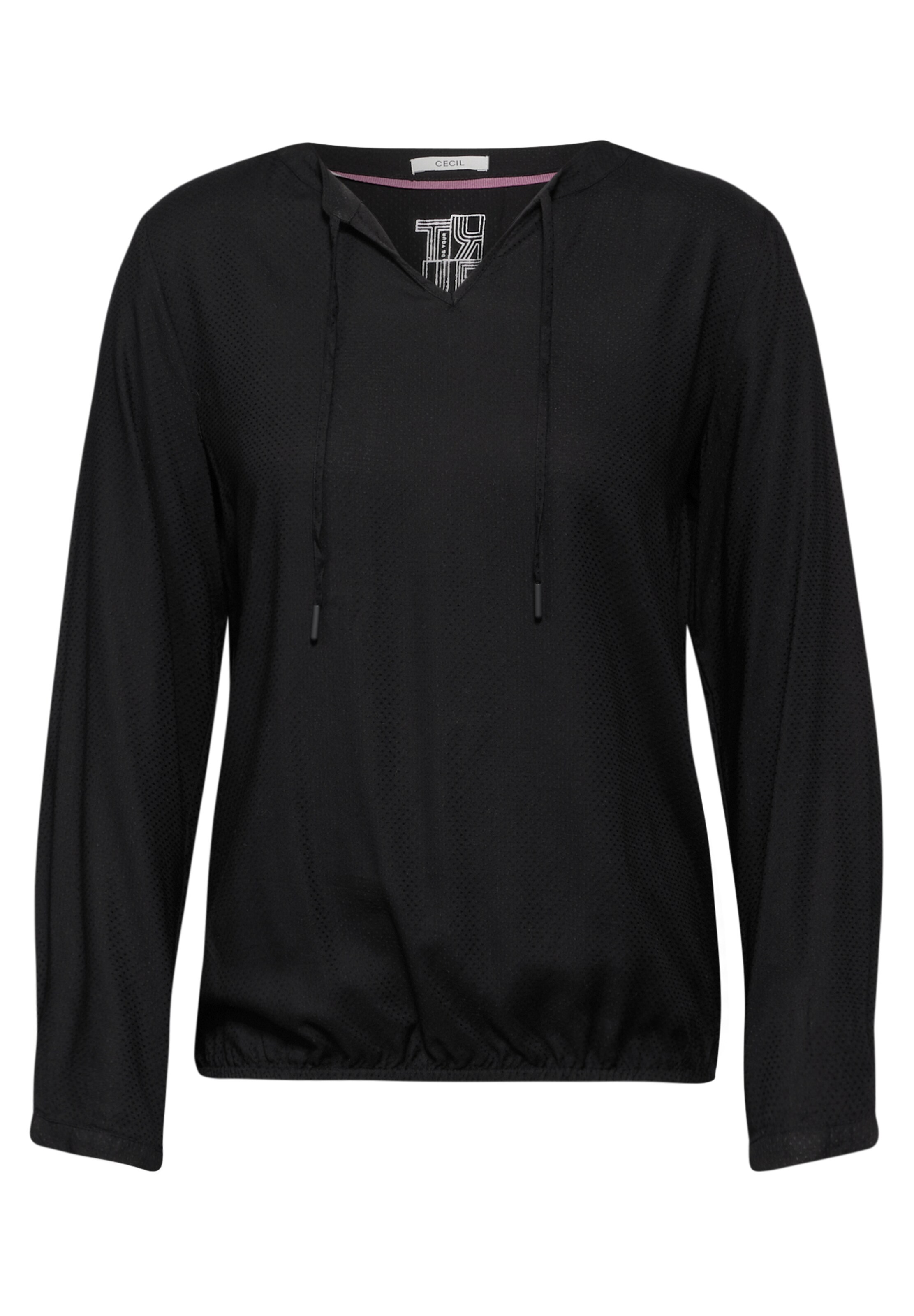 CECIL Bluse in Schwarz: Vorderseite