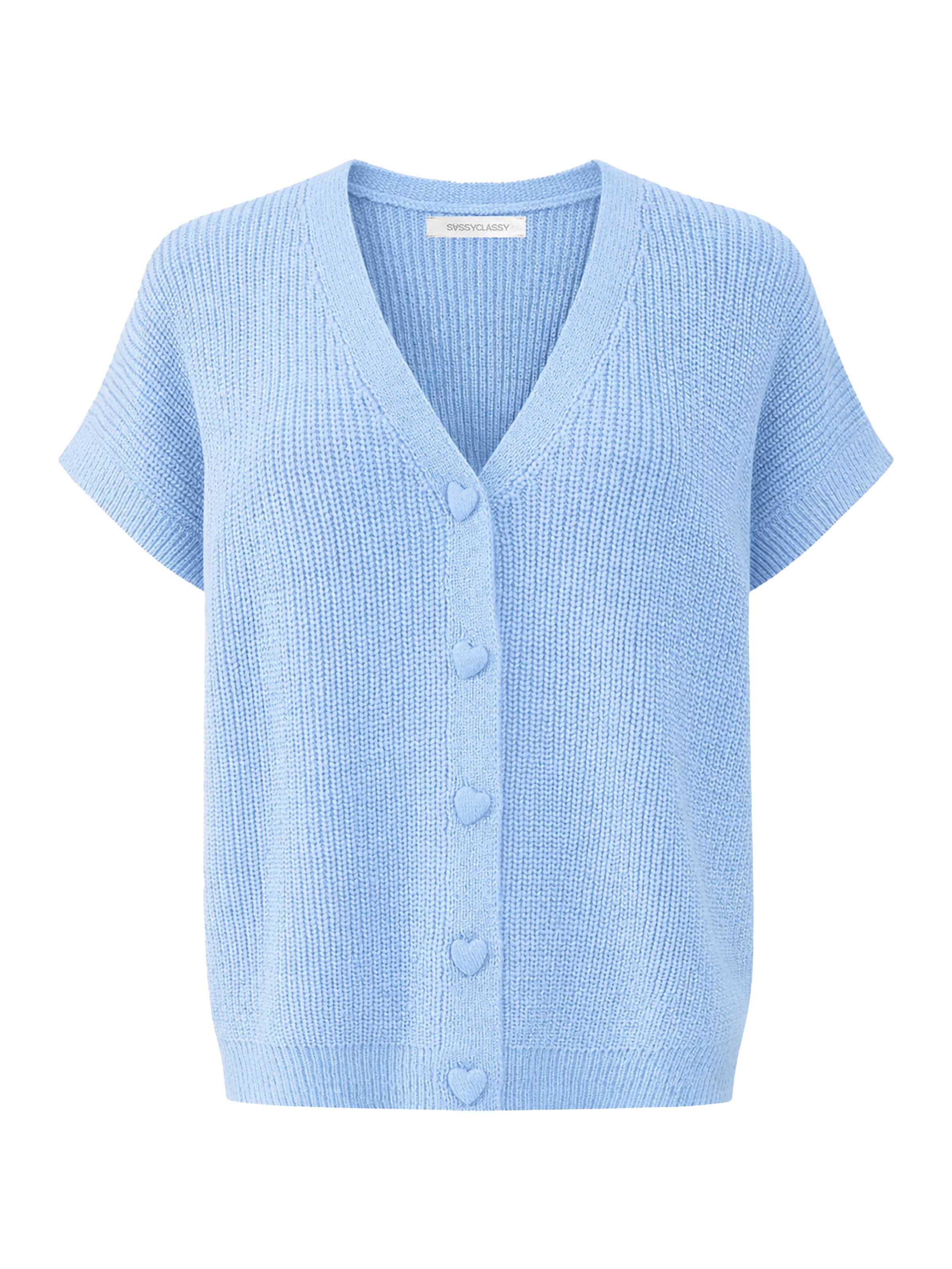 SASSYCLASSY Weste‌‌‌‌ in Blau: Vorderseite