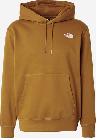 Sweat-shirt 'Essential' THE NORTH FACE en jaune : devant