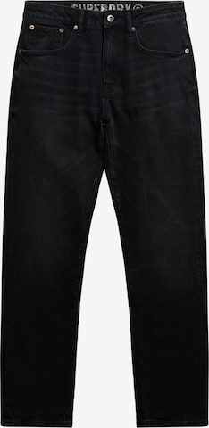 Coupe slim Jean Superdry en noir : devant