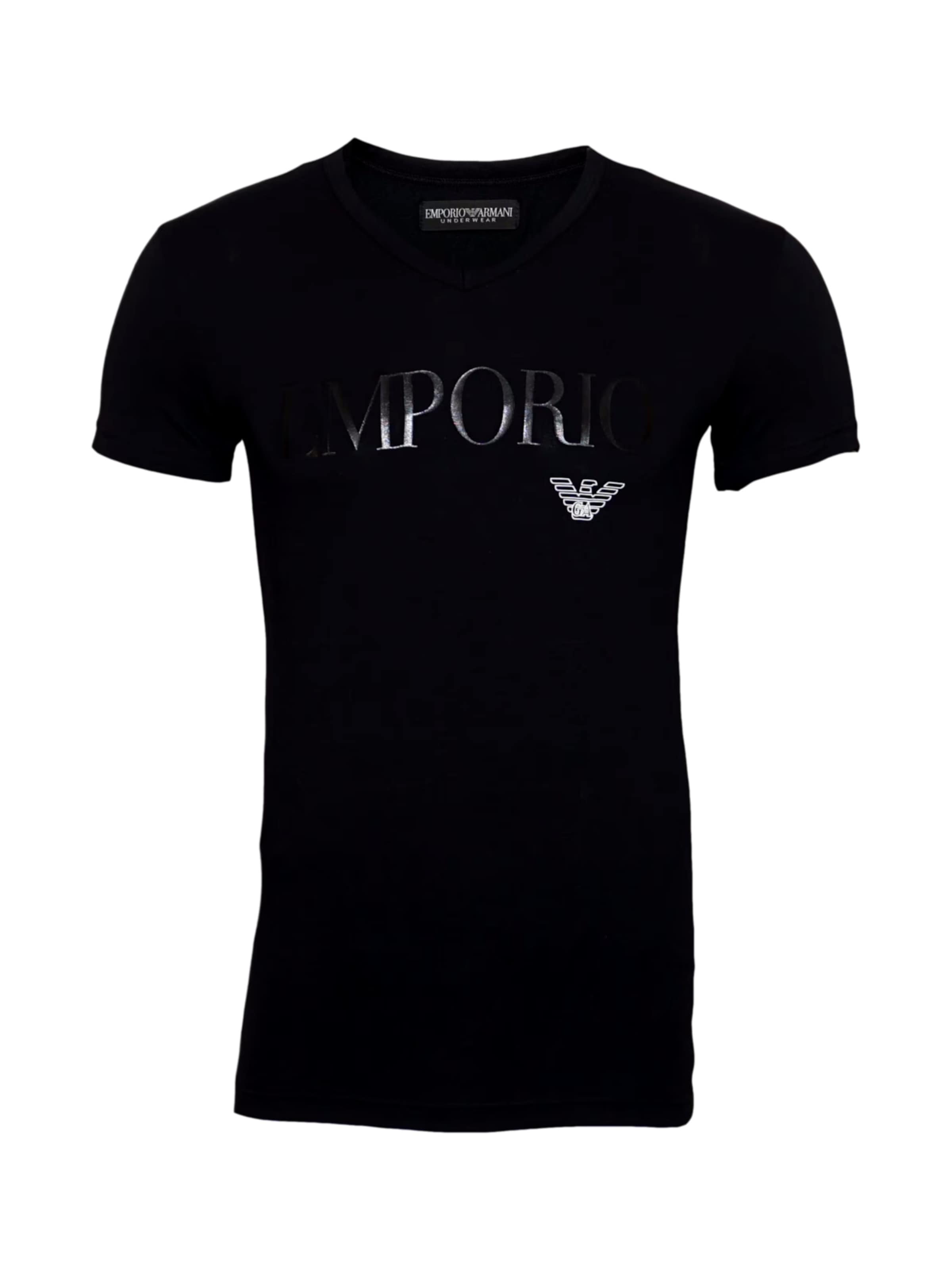 Emporio Armani Majica | črna barva: sprednja stran