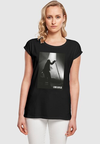 T-shirt 'Lewis Capaldi - Live Photo' Merchcode en noir : devant
