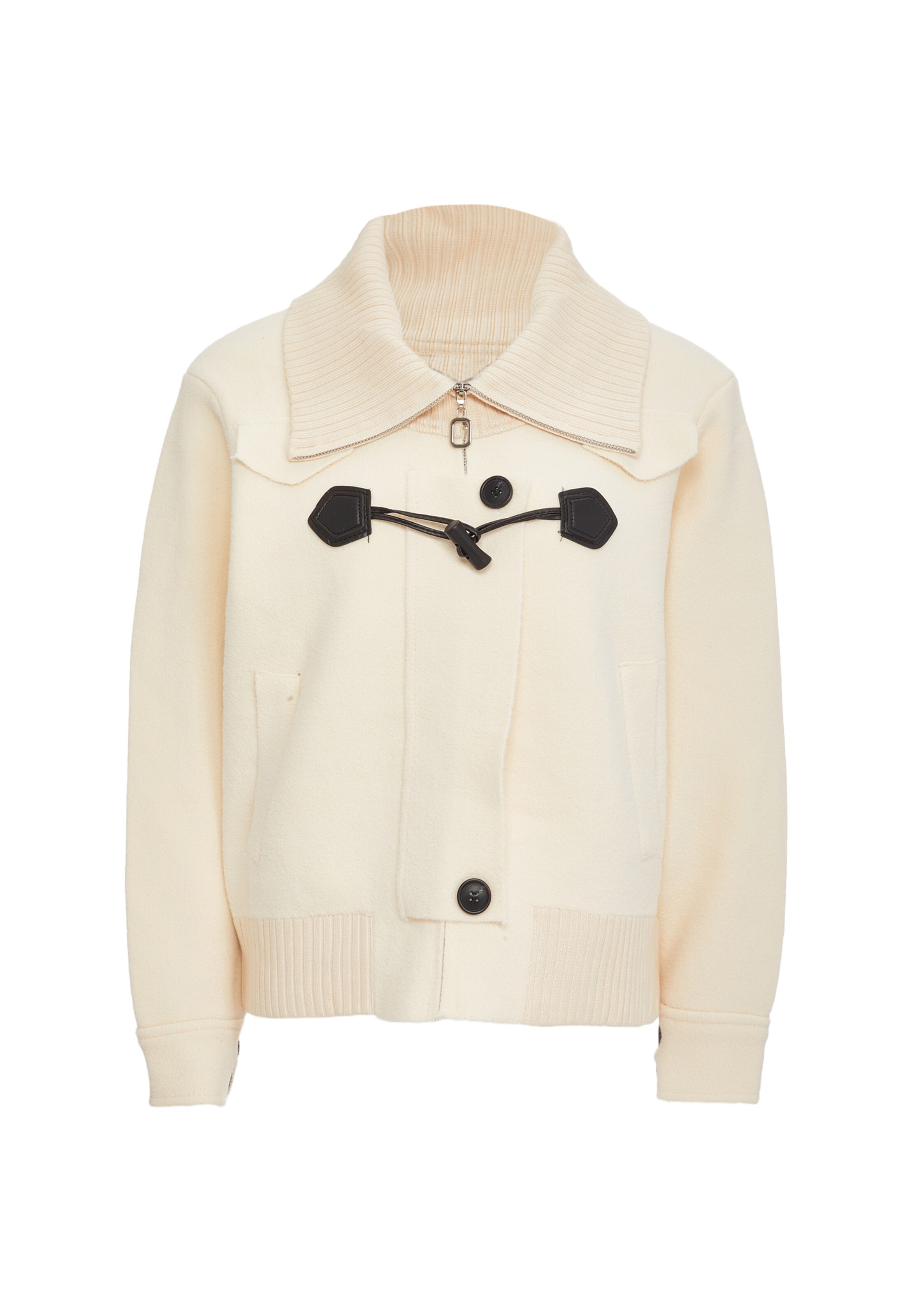 CARNEA - Casaco de malha em branco: frente